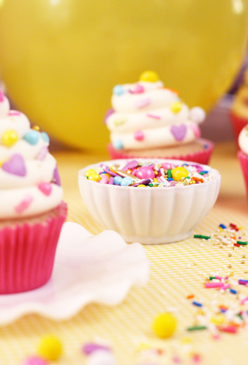 6th Birthday Cupcakes Sprinkles